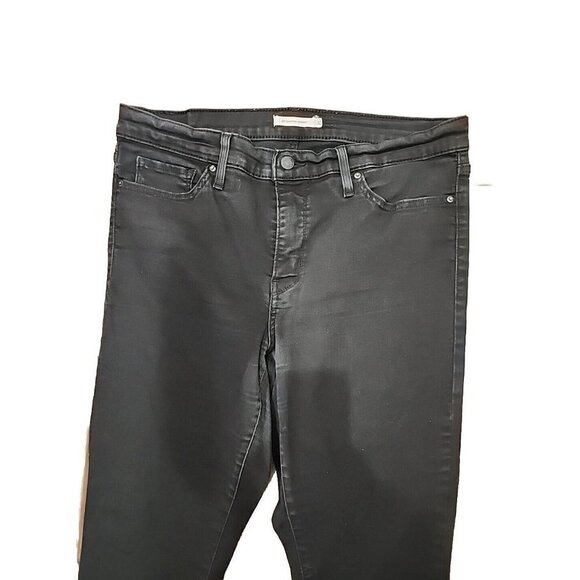 Levi's 311 Skinny Jeans Shaping Black Mid-rise Stretch Denim  32 - Picture 2 of 10